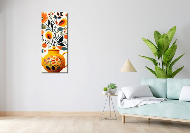 Obraz 40x100cm Bujna Herbata zdjęcie 2