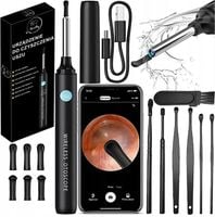 OTOSKOP SMART KAMERA CZYSZCZENIE USZU WOSK WIFI APLIKACJA ENDOSKOP