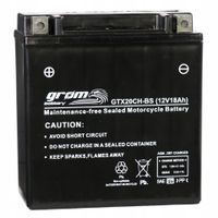 Akumulator motocyklowy GROM GTX20CH-BS YTX20CH-BS 12V 18Ah 270A