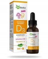 EkaMedica Junior naturalna witamina D3 krople 30ml