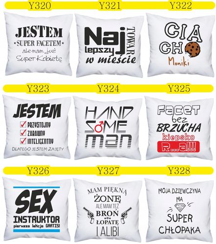 FOTO PODUSZKA cudowny chłopak PREZENT dla niego na Arena.pl