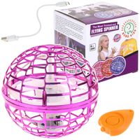 Uciekająca Świecąca Kula Uciekający Spinner Piłka Zmyłka Ufo 360° + Pilot