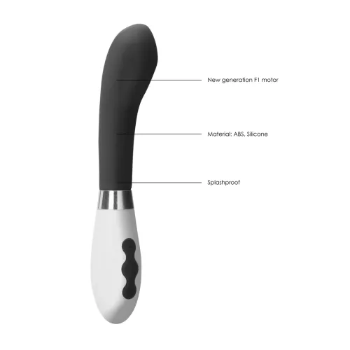 luna by shots apollo - model pochylony, silikonowy, 21 cm, fioletowy na Arena.pl