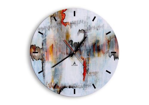 Zegar Ścienny - Zamazane Postaci  - 40X40 Cm - C3Ar40X40-3676 na Arena.pl