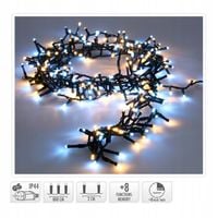 Łańcuch LAMPKI ciepłe i zimne 8 m 8 funkcji lampki na choinkę na zewnątrz