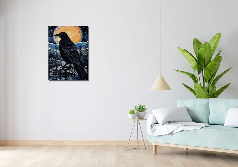 Obraz 50x70cm Kruczy Mąciciel zdjęcie 2