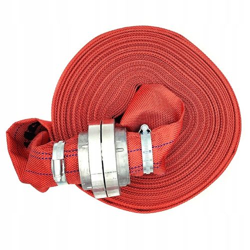 WĄŻ STRAŻACKI PARCIANY DO WODY SZAMBA 2" 52MM 20M Z SZYBKOZŁĄCZAMI DO POMPY na Arena.pl