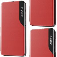 eco leather view case elegancki futerał etui z klapką i funkcją