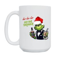 KUBEK "HO HO HO HO NA DRINKA" Wzór - Duży 450 ml