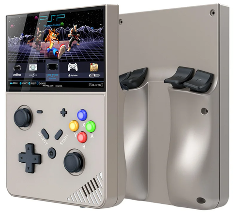 Konsola przenośne R43 Pro Gra elektroniczna 64GB Emulator gier PSP/PS1/MAME/CPS1/CPS2/CPS3/MD/NES/SFC/SNES/MD/GBC/GBA/GB CZARNY na Arena.pl