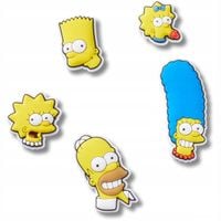 Crocs Przypinki Ozdoba Jibbitz Piny Charms Do Butów The Simpsons 5pck