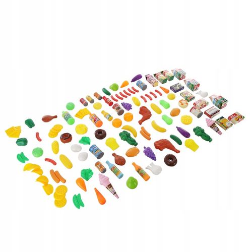 WARZYWA OWOCE PRODUKTY SPOŻYWCE DO KUCHNI DLA DZIECI PLASTIKOWE 120 el. na Arena.pl