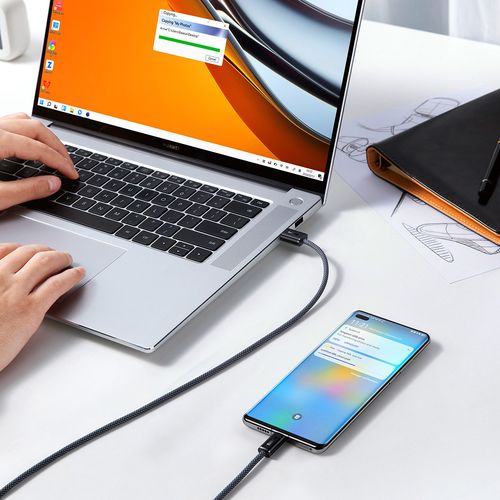 dynamic series kabel usb usb-c 100w 1m szary na Arena.pl