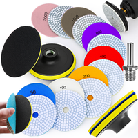 ZESTAW TARCZE DIAMENTOWE DO SZLIFOWANIA POLEROWANIA GRESU CERAMIKI SPIEKU