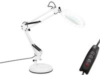 Lampka biurkowa LED LB-23 biała z lupą