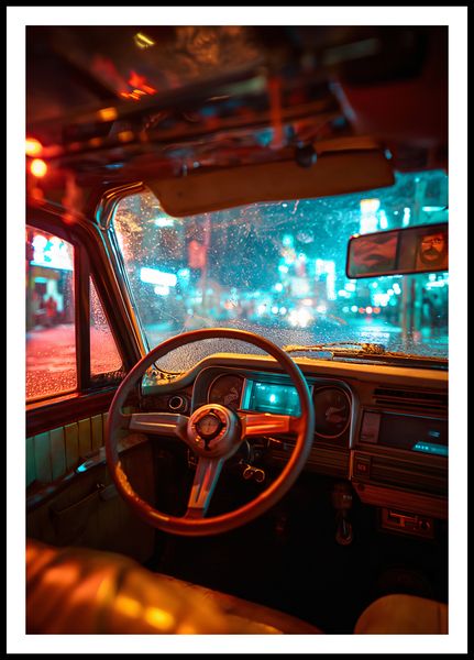 Plakat 68x98cm Nocny Kierowca zdjęcie 3