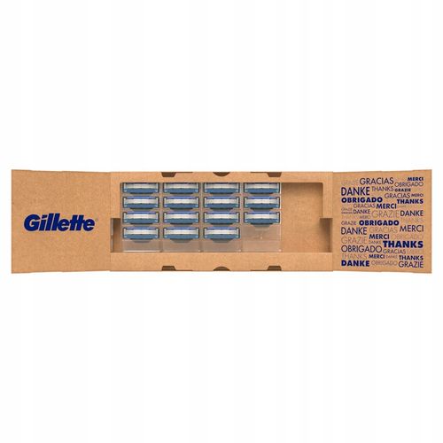 Gillette Mach3, Wkłady wymienne z 3 ostrzami do maszynki, 15 sztuk na Arena.pl