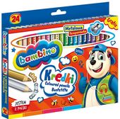 Kredki Bambino 24Kol Jumbo +Temp. A"4 0447