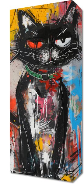 Obraz 20x50cm Gburowaty Kiciak zdjęcie 1
