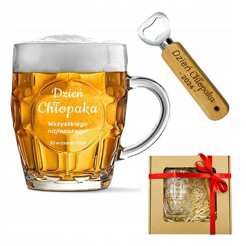 ZESTAW DO PIWA KUFEL + OTWIERACZ PREZENT DZIEŃ CHŁOPAKA dla kolegi z na Arena.pl