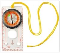 Kompas mapowy przezroczysty - na mapę