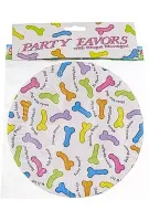 Talerze Z Penisem - Super Na Panieński 6 Szt.