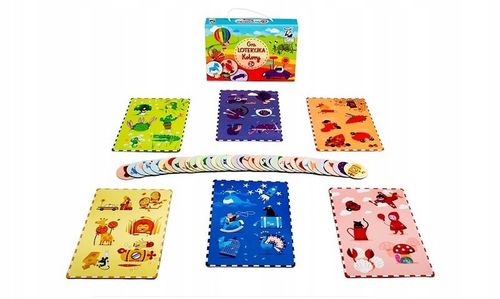 Gra Loteryjka Kolory Edukacyjna Dla Najmłodszych Dzieci 2+ Kapitan Nauka na Arena.pl