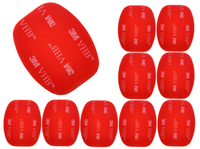 ZESTAW 10 PRZYLEPCÓW 3M DO MOCOWAŃ DO XIAOMI YI 1, 2 (4K, 4K+, Lite)