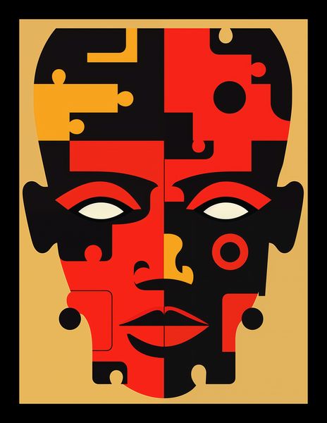 Plakat 15x20cm Puzzle Tożsamości zdjęcie 2