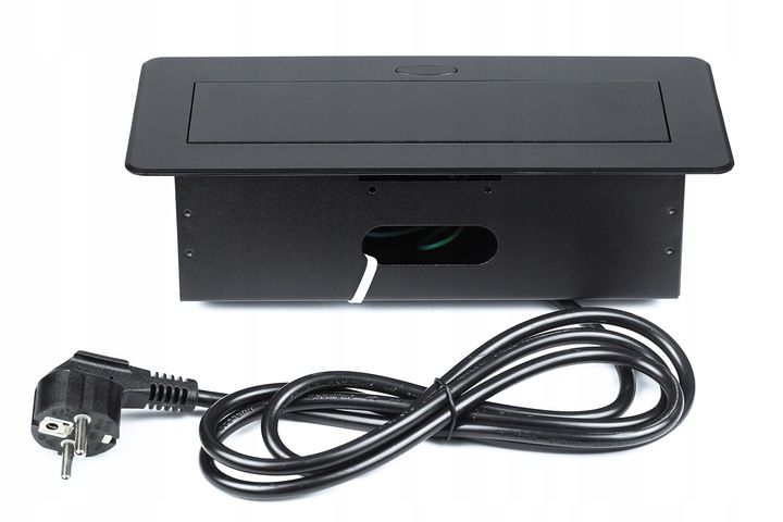 GNIAZDO CHOWANE W BLAT NABLATOWE GNIAZDKO + 2 USB zdjęcie 10