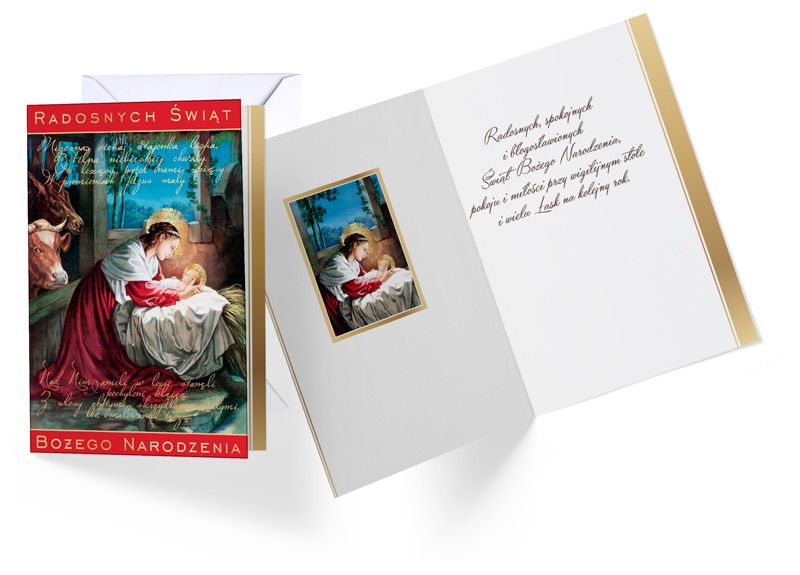 karnet  Boże Narodzenie PP-2120 zdjęcie 1