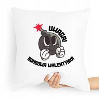 Poduszka Na Walentynki Uwaga! Wybuchowa Walentynka Z Nadrukiem Ze Zdjęciem