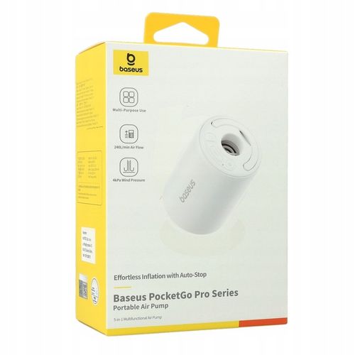 Urządzenie do pompowania i wypompowywania materacy Baseus z latarką pompka na Arena.pl