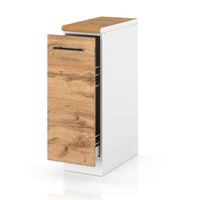 Szafka Kuchenna Stojąca Z Blatem Szafka Cargo 20cm Spremium Dąb Wotan