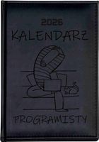 KALENDARZ A5 2026 dzienny książkowy z grawerem PLANER DLA PROGRAMISTY