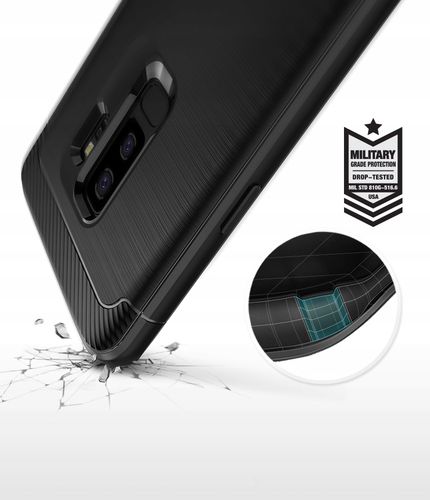 ETUI RINGKE ONYX GALAXY S9 PLUS + 3X FOLIA 3D na Arena.pl