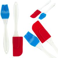 SZPATUŁKA + PĘDZELEK SILIKONOWY PĘDZEL ŁOPATKA