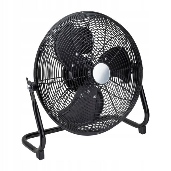 CYRKULATOR WENTYLATOR PODŁOGOWY RETRO 40CM QUIGG CZARNY zdjęcie 4