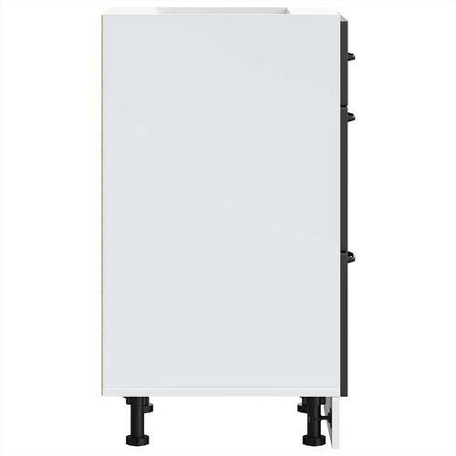 Szafka kuchenna dolna „Lucca” Czarny drewno klejone na Arena.pl