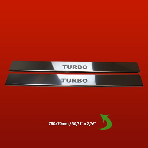 Listwa progowa OPEL ASTRA MK6/J/IV TURBO Stal nierdzewna 304 połysk 2szt na Arena.pl