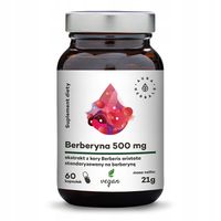 Suplement Diety Aura Herbals Berberyna 500 mg Cukrzyca Odchudzanie 60 sztuk
