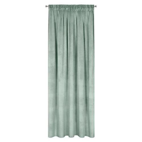 Zasłona zaciemniająca welwetowa na taśmie MELANIE 140X270 j. miętowa na Arena.pl