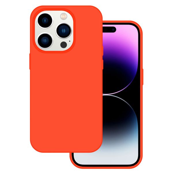 Tel Protect Silicone Premium do Iphone 14 Pro Max pomarańczowy zdjęcie 1