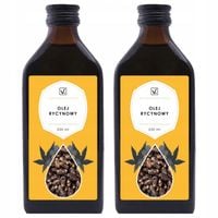 OLEJ RYCYNOWY 500 ml Zestaw w SZKLE INDIE - Nierafinowany Tłoczony na