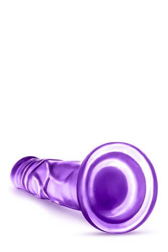 dildo żelowe blush b yours sweet n hard 5 fioletowe z przyssawką na Arena.pl