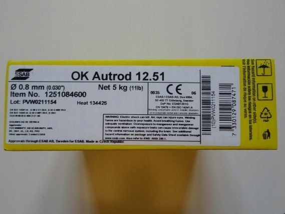 Drut Esab 12.51 0,8 mm 5kg zdjęcie 7