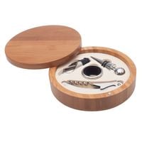 Zestaw do wina UPOMINKARNIA Chartes Brązowy