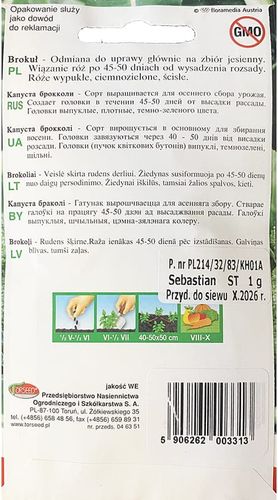 Nasiona Brokuł 1g na Arena.pl