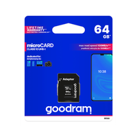 KARTA PAMIĘCI MICROSD 64GB UHS-I GOODRAM Z ADAPTEREM