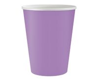 kubeczki papierowe lawendowe 250ml/6szt. party